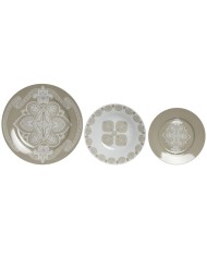 Set di Stoviglie Home ESPRIT Azzurro Beige Porcellana 18 Pezzi 27 x 27 x 2 cm Set di Stoviglie Home ESPRIT Azzurro Beige Porcellana 18 Pezzi 27 x 27 x 2 cm