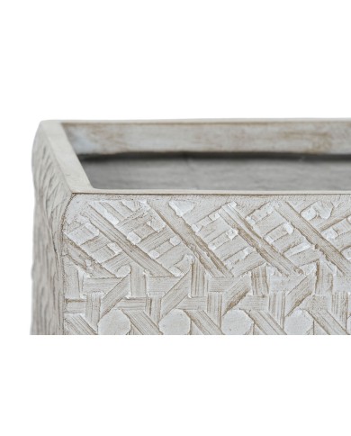 Set di vasi da fiori Home ESPRIT Beige Fibra di Vetro Magnesio 44,5 x 44,5 x 42,5 cm (4 Unità) Set di vasi da fiori Home ESPRIT Beige Fibra di Vetro Magnesio 44,5 x 44,5 x 42,5 cm (4 Unità)