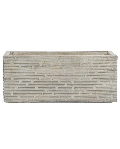 Vaso rettangolare da Balcone Home ESPRIT Beige Fibra di Vetro Magnesio 74,5 x 37,5 x 37,5 cm Vaso rettangolare da Balcone Home ESPRIT Beige Fibra di Vetro Magnesio 74,5 x 37,5 x 37,5 cm