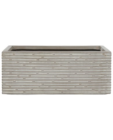 Vaso rettangolare da Balcone Home ESPRIT Beige Magnesio 74,5 x 37,5 x 37,5 cm Vaso rettangolare da Balcone Home ESPRIT Beige Magnesio 74,5 x 37,5 x 37,5 cm