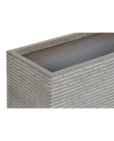 Vaso rettangolare da Balcone Home ESPRIT Beige Magnesio 74,5 x 37,5 x 37,5 cm Vaso rettangolare da Balcone Home ESPRIT Beige Magnesio 74,5 x 37,5 x 37,5 cm