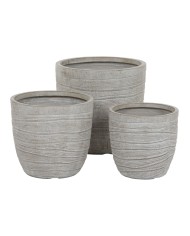Set di vasi da fiori Home ESPRIT Beige Fibra di Vetro Magnesio 45 x 45 x 43 cm (3 Unità) Set di vasi da fiori Home ESPRIT Beige Fibra di Vetro Magnesio 45 x 45 x 43 cm (3 Unità)