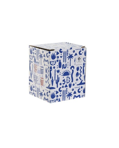 Tazza con Filtro per Infusioni Home ESPRIT Azzurro Rosso Acciaio inossidabile Porcellana 380 ml (4 Unità) Tazza con Filtro per Infusioni Home ESPRIT Azzurro Rosso Acciaio inossidabile Porcellana 380 ml (4 Unità)