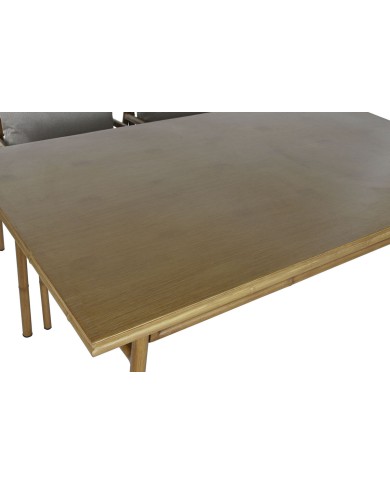 Mobili da giardino Home ESPRIT Beige 160 x 90 x 75 cm 83 cm (5 Pezzi) Mobili da giardino Home ESPRIT Beige 160 x 90 x 75 cm 83 cm (5 Pezzi)