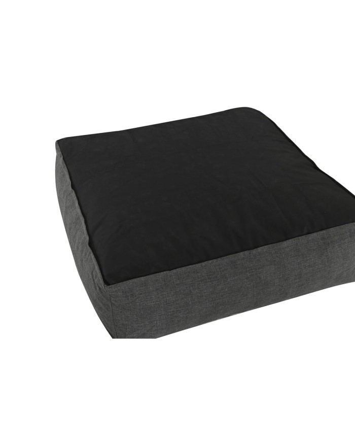 Puff Home ESPRIT Grigio 87 x 87 x 32 cm