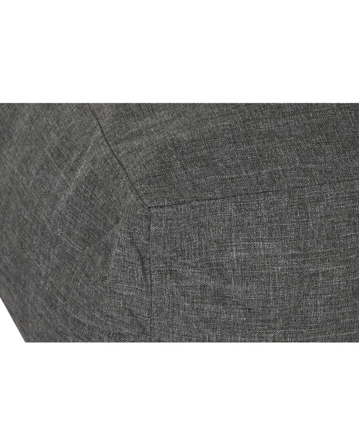 Puff Home ESPRIT Grigio 87 x 87 x 32 cm