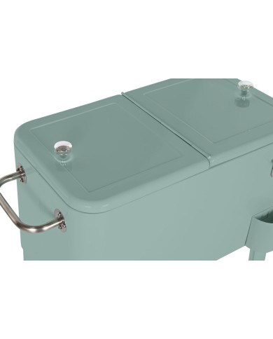 Frigo Portatile Home ESPRIT Verde Acciaio polipropilene 56 L 74 x 43 x 80 cm