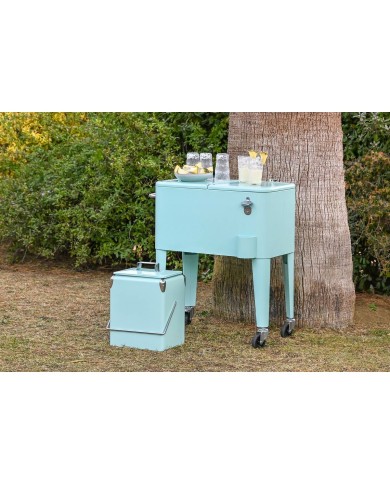 Frigo Portatile Home ESPRIT Verde Acciaio polipropilene 56 L 74 x 43 x 80 cm