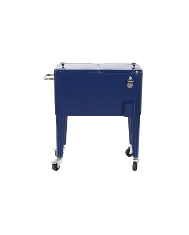 Frigo Portatile Home ESPRIT Blu Marino Acciaio polipropilene 56 L 74 x 43 x 80 cm