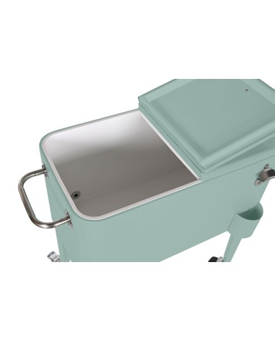 Frigo Portatile Home ESPRIT Verde Acciaio polipropilene 56 L 74 x 43 x 80 cm