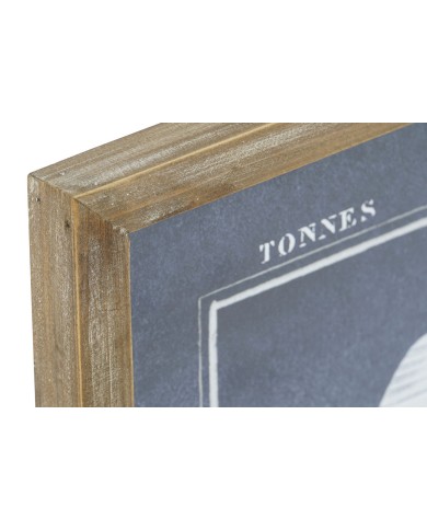 Quadro Home ESPRIT Conchiglia 60 x 2,5 x 45 cm (4 Unità) Quadro Home ESPRIT Conchiglia 60 x 2,5 x 45 cm (4 Unità)