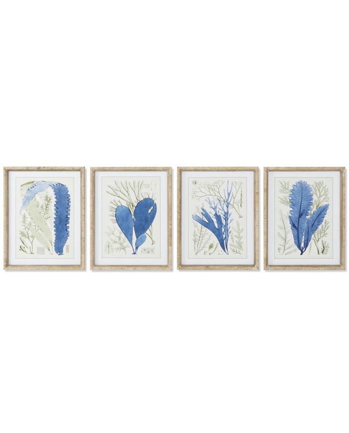 Quadro Home ESPRIT Mediterraneo 35 x 2,5 x 45 cm (4 Unità)