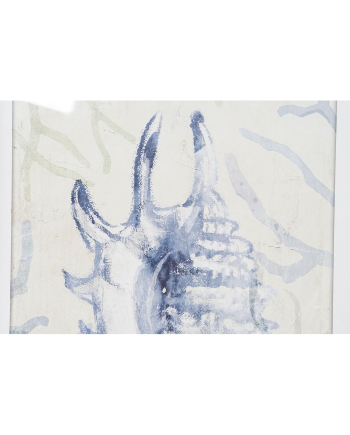 Quadro Home ESPRIT Mediterraneo Conchiglia 45 x 2,5 x 60 cm (4 Unità)