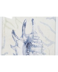 Quadro Home ESPRIT Mediterraneo Conchiglia 45 x 2,5 x 60 cm (4 Unità)