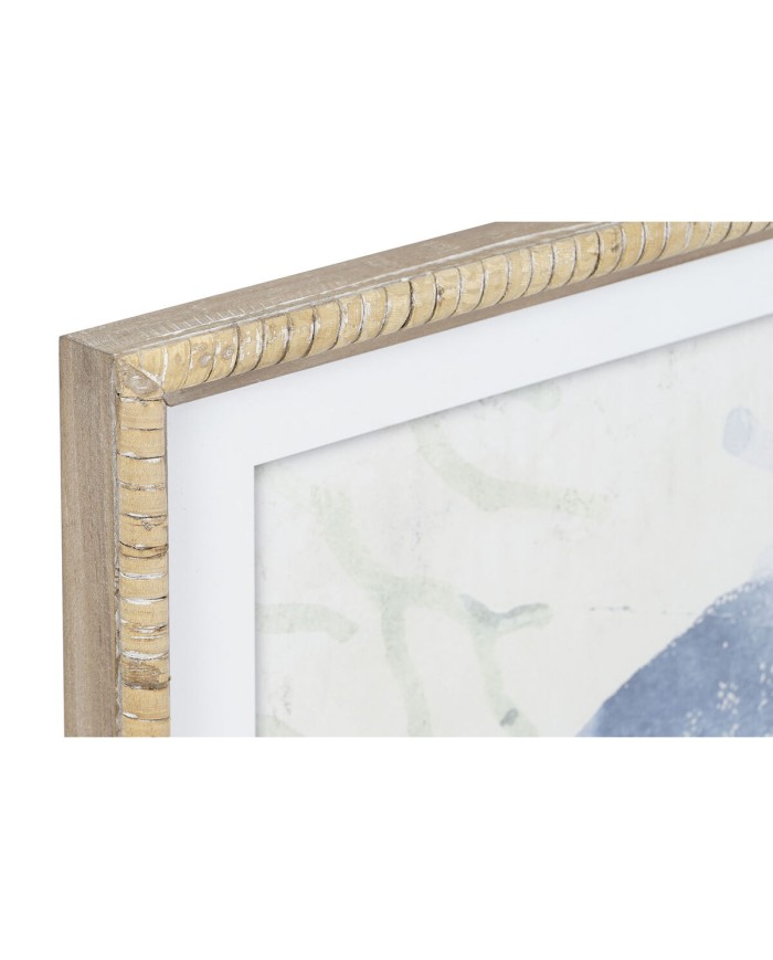 Quadro Home ESPRIT Mediterraneo Conchiglia 45 x 2,5 x 60 cm (4 Unità)