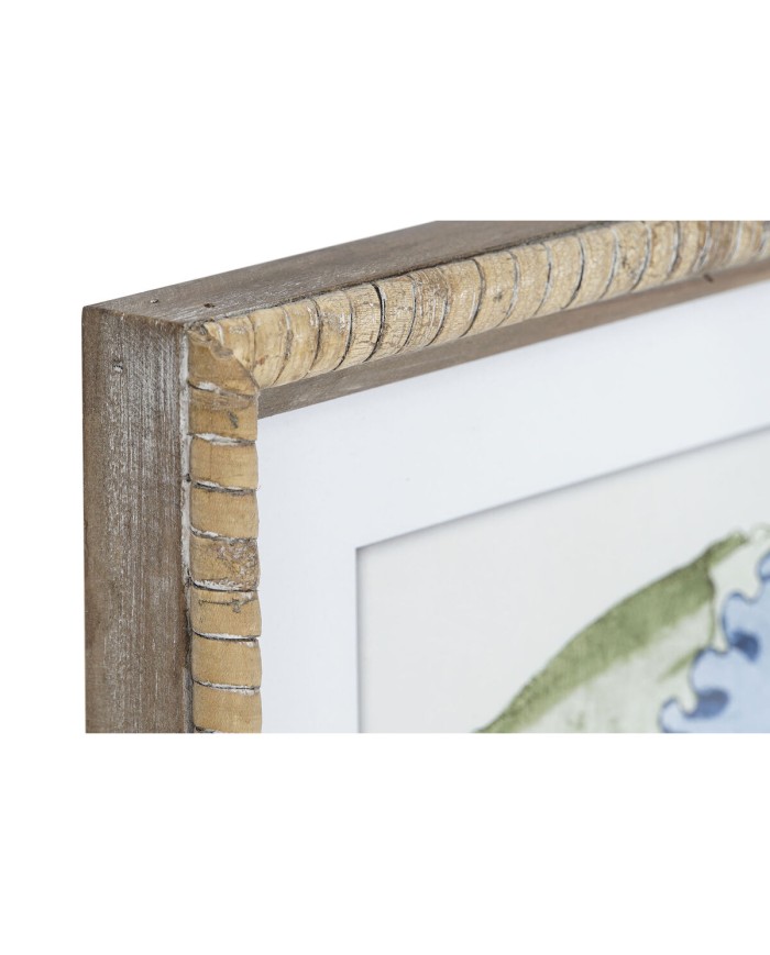 Quadro Home ESPRIT Mediterraneo 35 x 2,5 x 45 cm (4 Unità)