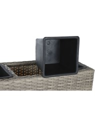 Vaso Home ESPRIT polipropilene Rattan 95 x 26 x 80 cm