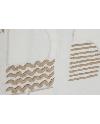 Quadro Home ESPRIT Astratto Città 50 x 3 x 70 cm (2 Unità)