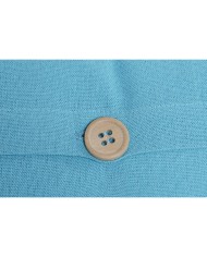 Cuscino Home ESPRIT Azzurro Bianco Blu cielo Mediterraneo 50 x 15 x 30 cm (3 Unità)