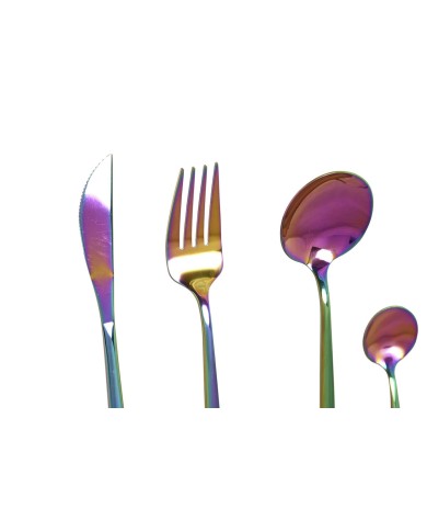 Posate Home ESPRIT Acciaio inossidabile 3 x 1,5 x 13 cm 16 Pezzi