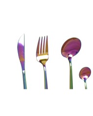 Posate Home ESPRIT Acciaio inossidabile 3 x 1,5 x 13 cm 16 Pezzi