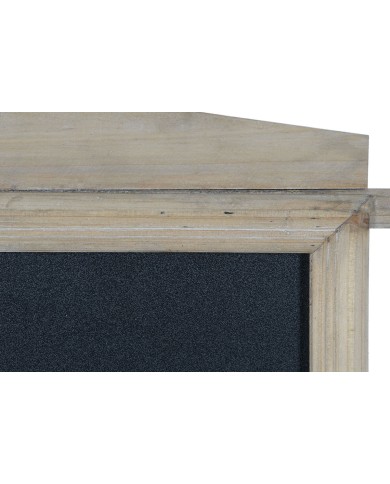 Scaffale Home ESPRIT Nero Lavagna Legno di abete 98 x 68 x 192 cm