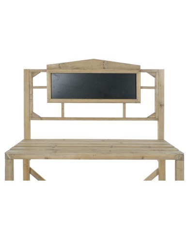 Scaffale Home ESPRIT Nero Lavagna Legno di abete 98 x 68 x 192 cm