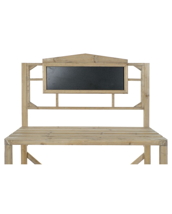 Scaffale Home ESPRIT Nero Lavagna Legno di abete 98 x 68 x 192 cm