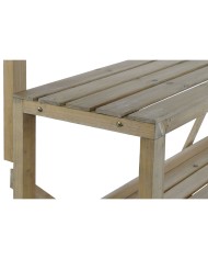 Scaffale Home ESPRIT Nero Lavagna Legno di abete 98 x 68 x 192 cm