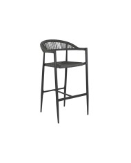 Sgabello Home ESPRIT Grigio scuro Metallo 47 x 50 x 110 cm Sgabello Home ESPRIT Grigio scuro Metallo 47 x 50 x 110 cm