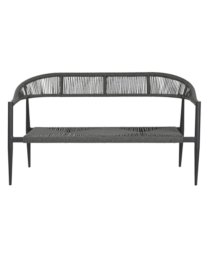 Divano da Giardino Home ESPRIT Alluminio 131 x 55 x 76 cm Divano da Giardino Home ESPRIT Alluminio 131 x 55 x 76 cm