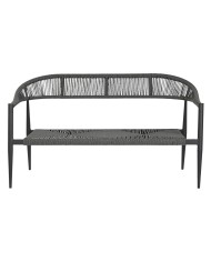 Divano da Giardino Home ESPRIT Alluminio 131 x 55 x 76 cm Divano da Giardino Home ESPRIT Alluminio 131 x 55 x 76 cm