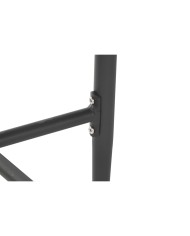 Sgabello Home ESPRIT Nero Grigio scuro Alluminio Rattan 52 x 55 x 105 cm Sgabello Home ESPRIT Nero Grigio scuro Alluminio Rattan 52 x 55 x 105 cm