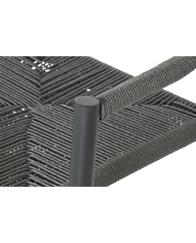 Divano da Giardino Home ESPRIT Alluminio 131 x 55 x 76 cm Divano da Giardino Home ESPRIT Alluminio 131 x 55 x 76 cm