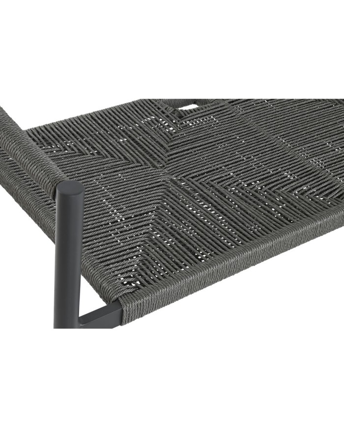 Divano da Giardino Home ESPRIT Alluminio 131 x 55 x 76 cm Divano da Giardino Home ESPRIT Alluminio 131 x 55 x 76 cm