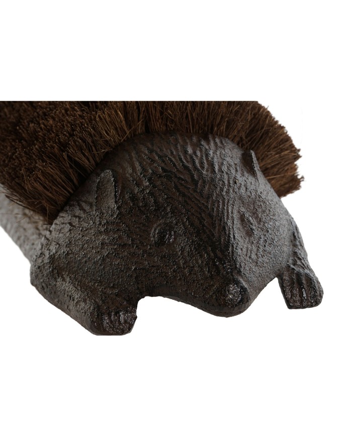 Zerbino Home ESPRIT Marrone scuro Ferro 28 x 12,5 x 9,5 cm Riccio