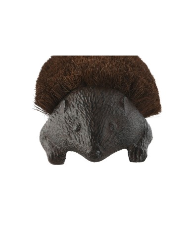 Zerbino Home ESPRIT Marrone scuro Ferro 28 x 12,5 x 9,5 cm Riccio