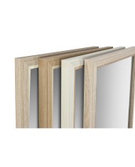 Specchio da parete Home ESPRIT Bianco Marrone Beige Grigio 66 x 2 x 92 cm (4 Unità)