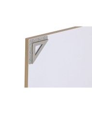 Specchio da parete Home ESPRIT Bianco Marrone Beige Grigio 66 x 2 x 92 cm (4 Unità)