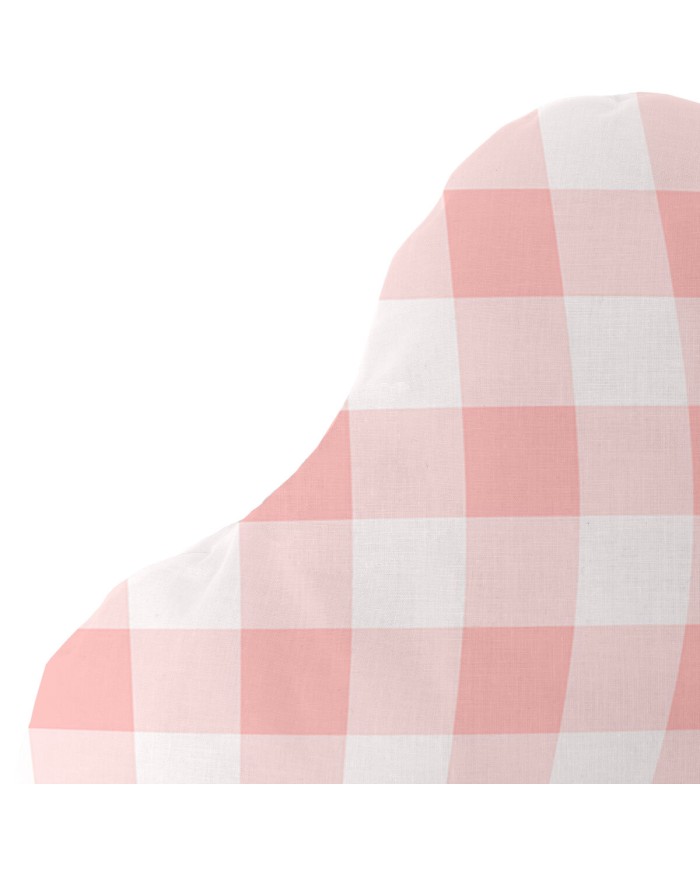 Cuscino HappyFriday Basic Rosa Vichy 60 x 40 cm Cuscino HappyFriday Basic Rosa Vichy 60 x 40 cm