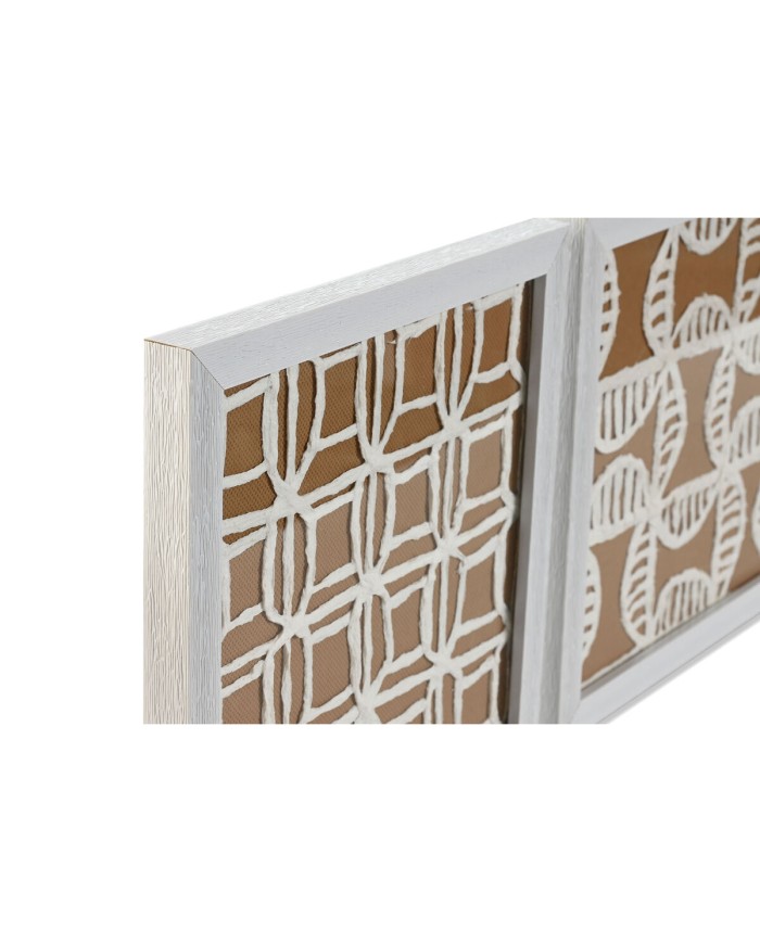 Set di 4 quadri Home ESPRIT Moderno 22 x 2 x 22 cm (4 Pezzi) Set di 4 quadri Home ESPRIT Moderno 22 x 2 x 22 cm (4 Pezzi)