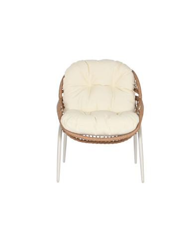 Set Tavolo con 2 Sedie Home ESPRIT Bianco Beige Grigio Naturale 55 x 55 x 47 cm Set Tavolo con 2 Sedie Home ESPRIT Bianco Beige Grigio Naturale 55 x 55 x 47 cm