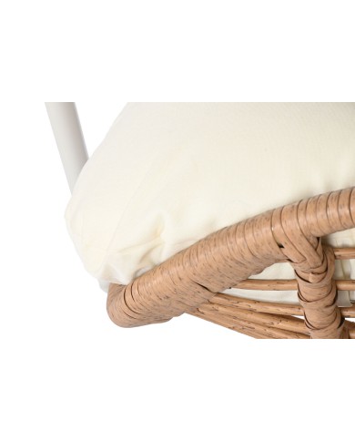 Set Tavolo con 2 Sedie Home ESPRIT Bianco Beige Grigio Naturale 55 x 55 x 47 cm Set Tavolo con 2 Sedie Home ESPRIT Bianco Beige Grigio Naturale 55 x 55 x 47 cm