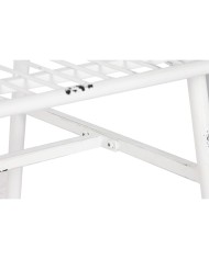 Mobili da giardino Home ESPRIT Bianco 115 x 53 x 83 cm (4 Pezzi)