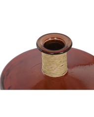 Vaso Home ESPRIT Marrone Corda Vetro Temperato 35 x 35 x 45 cm Vaso Home ESPRIT Marrone Corda Vetro Temperato 35 x 35 x 45 cm