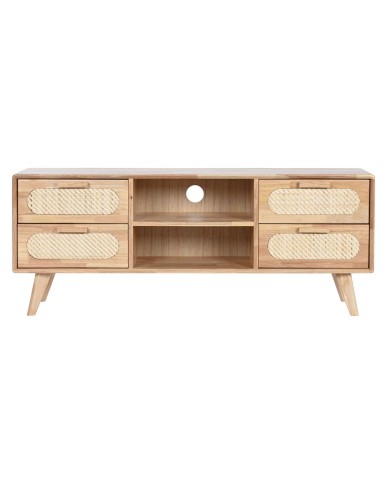 Mobile TV Home ESPRIT Naturale Metallo Legno d'albero della gomma 120 x 30 x 48 cm Mobile TV Home ESPRIT Naturale Metallo Legno d'albero della gomma 120 x 30 x 48 cm