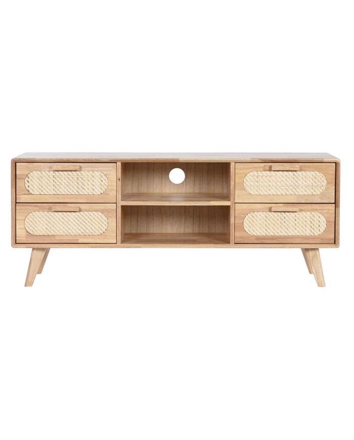 Mobile TV Home ESPRIT Naturale Metallo Legno d'albero della gomma 120 x 30 x 48 cm Mobile TV Home ESPRIT Naturale Metallo Legno d'albero della gomma 120 x 30 x 48 cm
