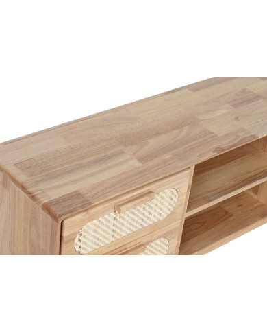 Mobile TV Home ESPRIT Naturale Metallo Legno d'albero della gomma 120 x 30 x 48 cm Mobile TV Home ESPRIT Naturale Metallo Legno d'albero della gomma 120 x 30 x 48 cm