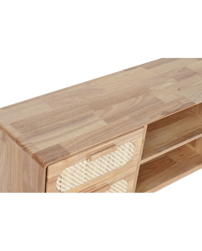 Mobile TV Home ESPRIT Naturale Metallo Legno d'albero della gomma 120 x 30 x 48 cm Mobile TV Home ESPRIT Naturale Metallo Legno d'albero della gomma 120 x 30 x 48 cm