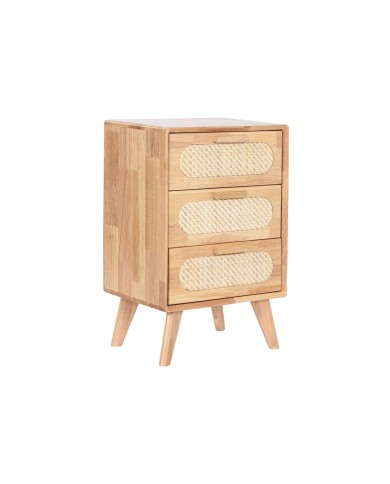 Cassettiera Home ESPRIT Naturale Metallo Legno d'albero della gomma 40 x 30 x 63 cm Cassettiera Home ESPRIT Naturale Metallo Legno d'albero della gomma 40 x 30 x 63 cm